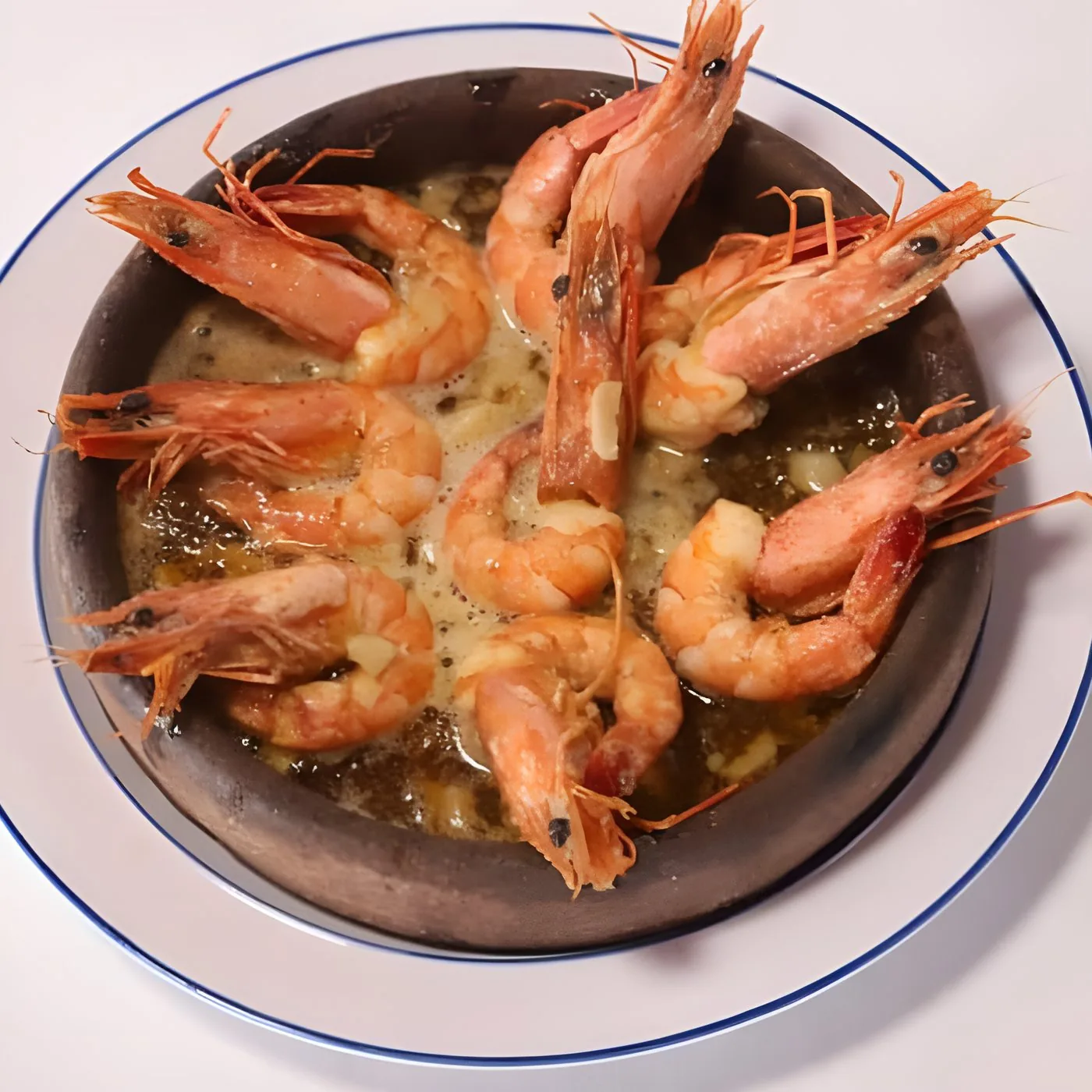 Shrimp güveç at Kıyı