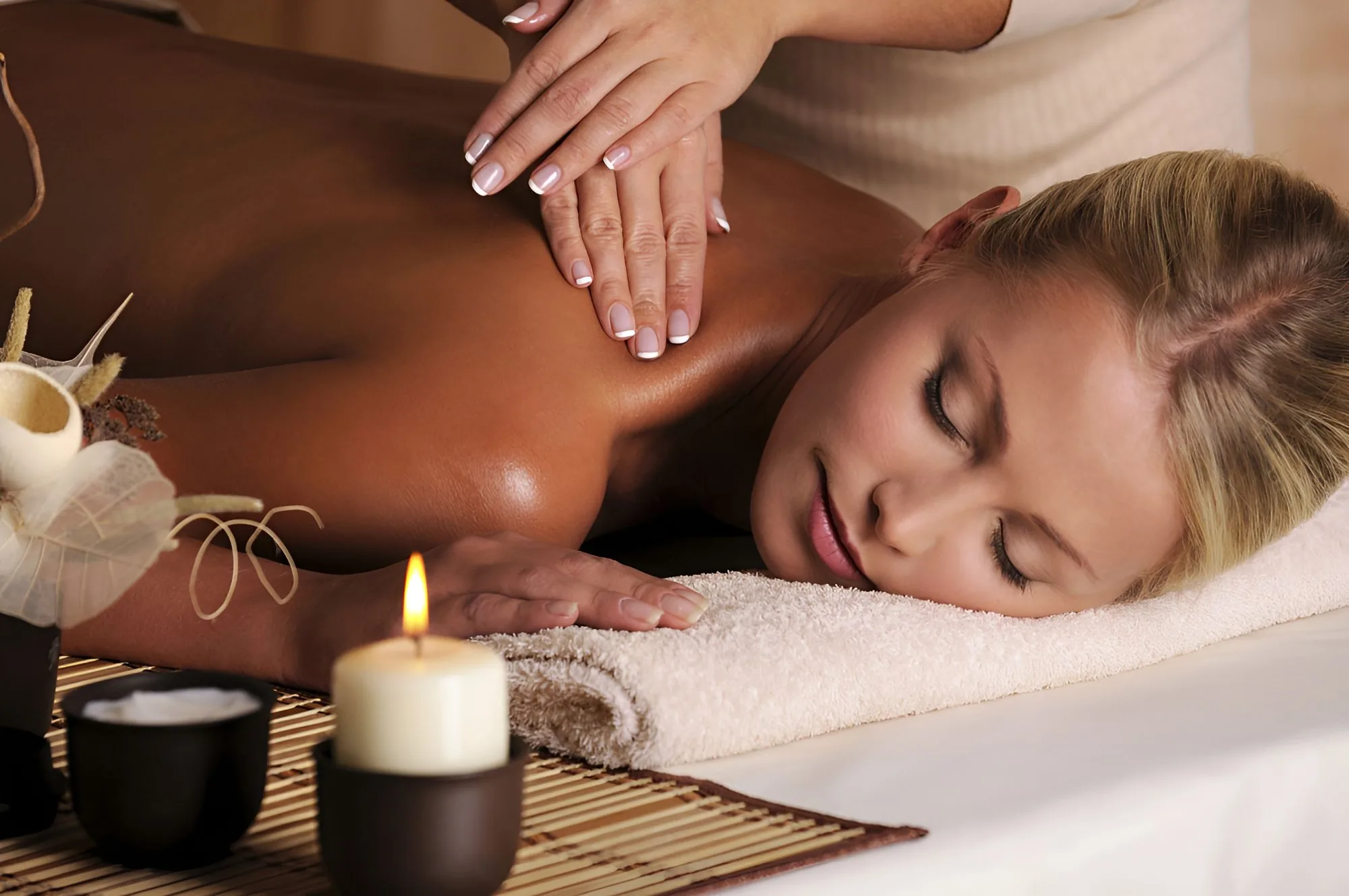 Massage by candlelight at Exotic Spa
